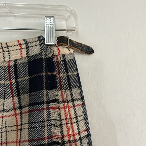 Laird-Portch of Scotland Wool Plaid Pleated Kilt Skirt M - Picture 3 of 12